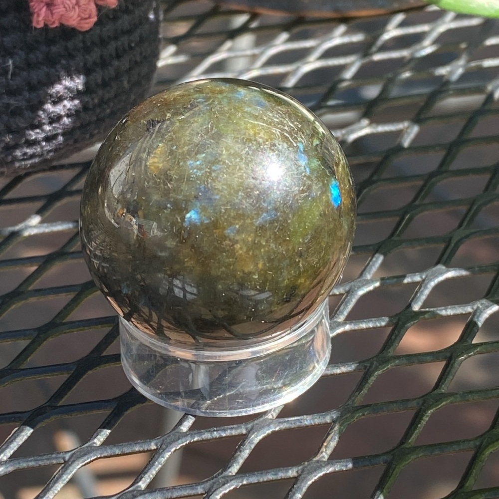 Labradorite Sphere - Picture 7 of 12